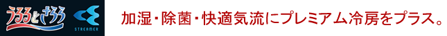 加湿・除菌・快適気流にプレミアム冷房をプラス